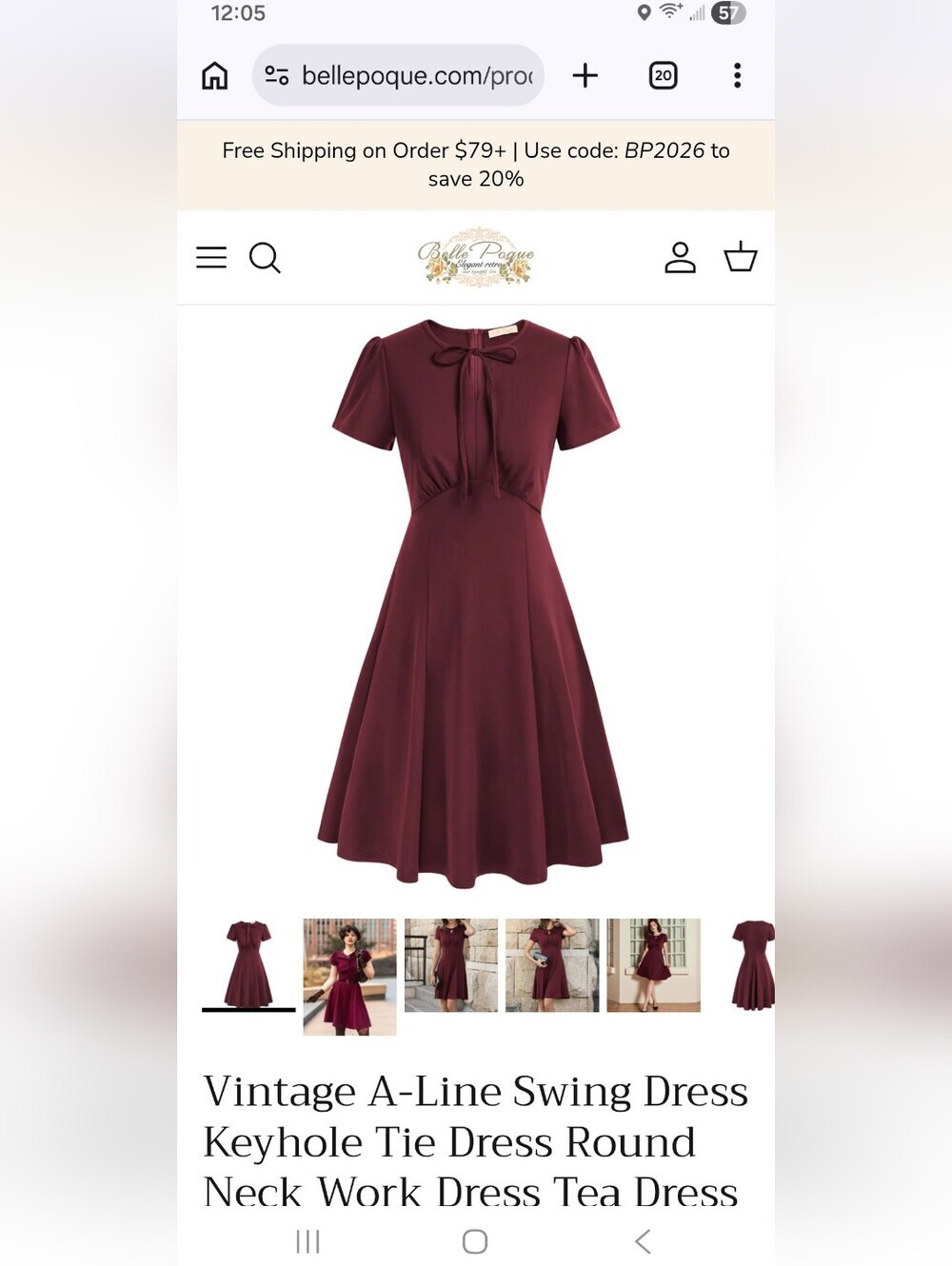 NWT 50s Style Sage Fit & Flare Dress Retro Vintage Inspired Tie Front Size Med - Picture 12 of 13